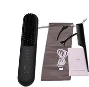 Hair Straightening Comb | Heat Comb Straighten Comb Negative Ionic - Hair Straightening Brush, Anti-Scald Straighten Brush, Fast Heating Straightening Comb