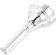 LRXIYODE Practical Cornet Mouthpiece Durable Brass Replacement Accessory Exceptional Sound Projection for Beginners and Professionals Compatible with Various Brass Instruments