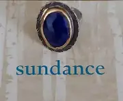 Jes Maharry Sundance 14KT Gold & Lapis RING “Boundless Blue” $990 Sz 6 Gift Box