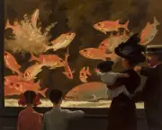 Howard McLean : Visit to the Aquarium : Archival Quality Art Print