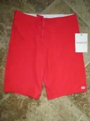 NEW RIP CURL Size 3 BIKINI SWIMSUIT Cover Up Shorts Boardshort $38 Solid Red