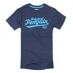 美國百分百【PENGUIN BY MUNSINGWEAR】企鵝 男 T-SHIRT 藏藍 T恤 短袖 XL F005