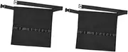 Beavorty 2pcs Apron Salon Tool Bag Barber Belt Bag Salon Accessories Hair Stylist Bag for Equipment Hair Tool Belt Bag Restaurant Waitress Accessories Hair Stylist Travel Bag Black Fabric