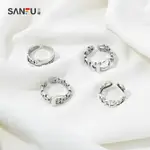 SANFU流行合金鏈戒指-卡通鏈條指環797623