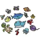 Ocean Animal Sew on/Iron on Patch Applique Embroidered Assorted For Clothes