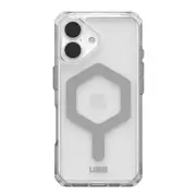 UAG Plyo MagSafe Apple iPhone 16 (6.1') Rugged Case - Ice/Silver (114482114333),16ft. Drop Protection (4.8M), Armored Shell, 10 Years Warranty 114482114333