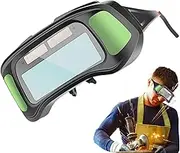 Welding Glasses - Auto Darkening Welding Goggles | Anti-Glare Protective Glasses for TIG, MIG, ARC & Cutting Torch | UV Safety Welding Glasses with Eye Protection for Argon Arc Welding