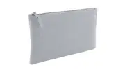 Bagbase Grab Zip Pocket Pouch Bag (Pack of 2) (Light Grey) (One Size)