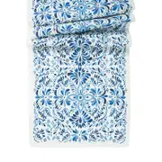Juliska Indigo Iberian Table Runner, 18 x 90