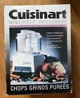 NEW Vintage 1995 Cuisinart Mini-Prep Food Processor DLC-1 Chopper Grinder 21oz