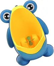 Milisten 1pc Cartoon Frog Shape Boy Pee Trainer Potty Lightweight and Durable Boy Urinal Easy to Install Clean for Independent Toilet Training Random Airplane Style