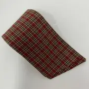 Fox Hunter Plaid Tartan Equestrian Classic Stock Tie - Red /Green/Black