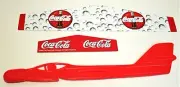 Coca-Cola Coke Cardboard & Plastic Glider Jet Plane Promo 2000 NOS New Package