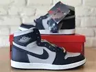 Air Jordan 1 Retro High OG '85 Georgetown BQ4422-400 Size 12.5 Hi Navy Classic