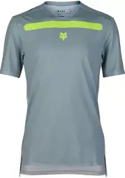 Fox Racing Flexair Race Aviation Mens MTB Mountain Bike Jersey Gunmetal