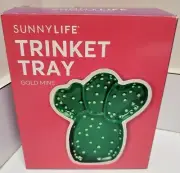 Sunnylife Cactus Trinket Tray New in Box Ceramic Decorative Gift NWT