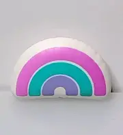 Barbie Mattel Doll Rainbow Bed Bedroom Accent Pillow Dorm Dollhouse