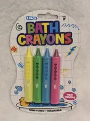 Kids Bath Tub Crayons SET OF 4 (16 TOTAL WIPE OFF MAGIC CRAYONS) from TARGET
