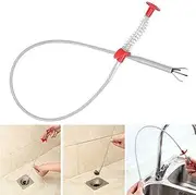 Multifunctional Cleaning Claw, Bendable Spring Sewer Drain Pipe Dredging Tool for Kitchen Sink Toilet Bathtub