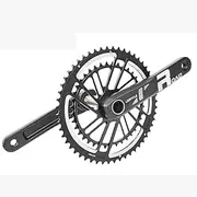 Bike Crankset, 170mm Road Cranksets 50/34T 53/39T Hollow Integrated Crank Arm Set GXP Round Narrow Wide Chainring Crankset Bottom Bracket