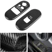 Carbon Fiber Window Switch Panel Sticker For Mini Cooper F55 F56 2014-2022 (for: Mini)