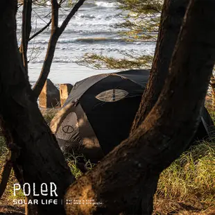 POLER 雙人帳篷 TWO MAN TENT 鋁製 輕量 帳篷 雙人圓頂帳 基地帳 登山帳 機車露營 野營 雙人帳