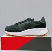 在飛比找蝦皮商城優惠-adidas RUN 70s 男生 黑色 麂皮 網面 透氣 