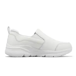 Skechers Arch Fit SR-Lexal 女 全白 足弓支撐 防滑大底 護士鞋 套入式 108190WHT