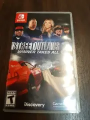 Nintendo Switch Street Outlaws 2 winner takes all CASE ONLY NO GAME