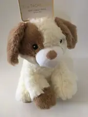 NEW Super Soft Plush Puppy Dog Stuffed Animal Rattle Toy | Rachel Zoe
