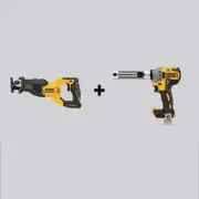 DEWALT Brushless Reciprocating Saw + Cordless Cable Stripper Yellow (Tools-Only)