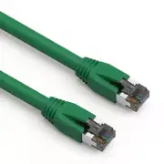 7Ft CAT8 S/FTP Ethernet Network Cable Green 24AWG