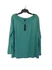 Talbots Women’s Plus 1X Top Teal NWT