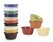 G.E.T. RM-388-** (4 Dz) - 3 oz 3-1/4" Melamine Ramekin 14 Colors Available