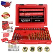 Cobalt Steel 39-Pcs Screw Extractor Set for Stripped, Damaged, and Rusted Bolts