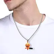 [Fruusv] Halloween Pumpkin Necklace,Halloween Party Charm Necklace | Delicate Alloy Pumpkin Chain Necklace For Holiday, Girls Kids, Children, Refer to description, Zinc, Unisex
