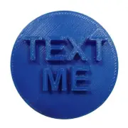 TEXT ME CANDY HEART COOKIE STAMP EMBOSSER MADE IN USA PR5464