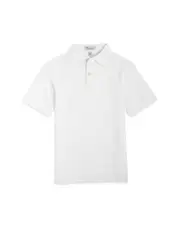 Peter Millar Boys' Solid Youth Performance Jersey Polo - Little Kid, Big Kid