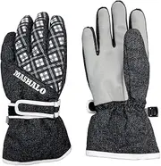 MASHALO(マシャロ) Snow Gloves Junior MSG-J222WHITE/Check 140