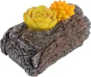 VILLFUL Artificial Rock Key Hider Safe Storage Box for Keys Cash Outdoor Garden Ornament for Garden Decor Versatile Stump Design