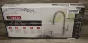 Delta Emery Kitchen Faucet Stainless Steel Single-Handle Pull-Down Sprayer Soap