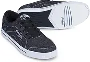 [KR Strikeforce] Strikeforce Laguna Black/Denim Women's Bowling Shoe with FlexSlide Technology for Right or Left Handed Bowlers