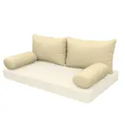 |COVER ONLY| STYLE 2 Full Bolster Pillow Daybed Porch Swing Knife Edge AD103