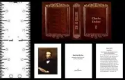 1:12 MINIATURE BOOK SKETCHES BY BOZ CHARLES DICKENS DOLLHOUSE SCALE