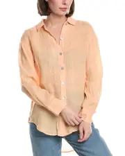 Bella Dahl Boyfriend Button Down Linen Shirt