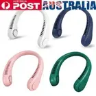 Mini Neck Fan USB Rechargeable Portable Bladeless Fan Neck Air Conditioner
