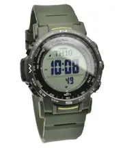 Casio PRO TREK Digital Compass Altimeter Barometer Radio-Controlled Unisex Watch