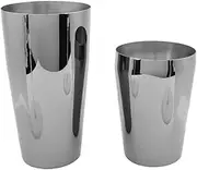 XIASABA 2pcs Stainless Steel Boston Cocktail Shaker Cup Ideal Bar Mixing Drink Tool for Bartenders and Home Bar Enthusiasts Quality Material Safe Non Anti Antioxidant