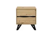 Bedside Table 2 Drawer with Dresser for Stylish Bedroom Storage Solution