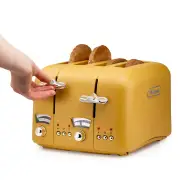 De'Longhi Argento Silva 4 Slice Gingko Yellow